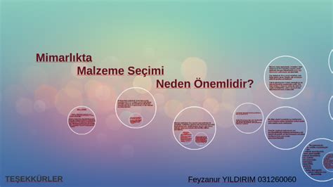 Malzeme seçimi önemli mi?